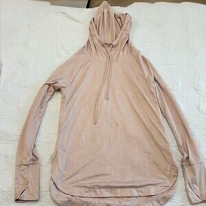 Athleta Pink Hooded Long Sleeve Top